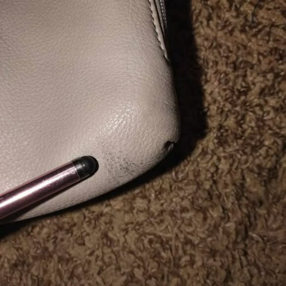 Slate gray fossil shoulder tote Crossbody Weekend Neutral Everyday Fashion Purse - Picture 14 of 14